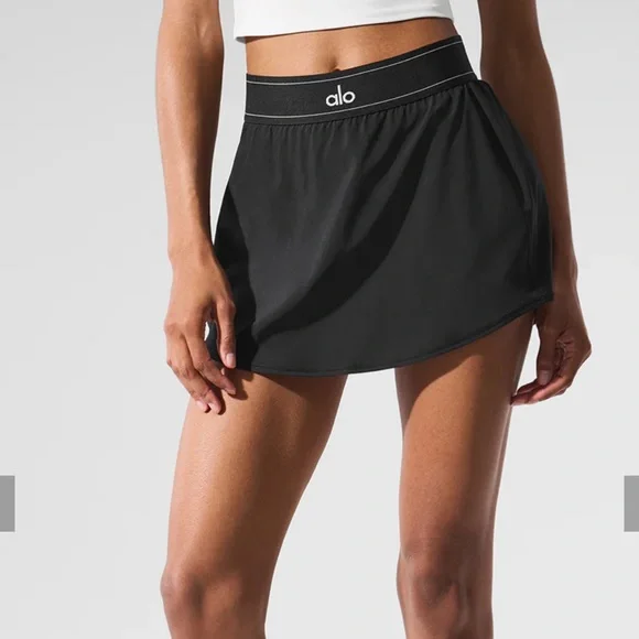 ALO Yoga | Shorts | Alo Yoga Match Point Tennis Skirt In Black